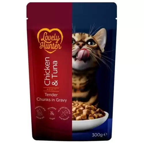  Lovely Hunter Cat kaps. Adult Chicken/Tuna 300 g