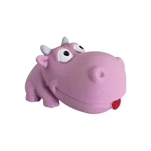 Mini býček BigHead 9 cm, se zvukem, latex,  HipHop Dog