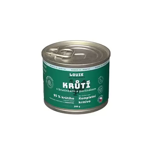 Louie Dog konz. Krůtí s brus.pastinák,prebiotiky 200g