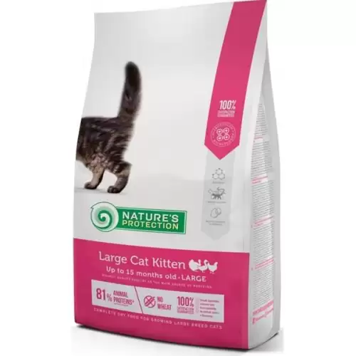  Nature's Protection Cat Dry Large Kitten 2 kg