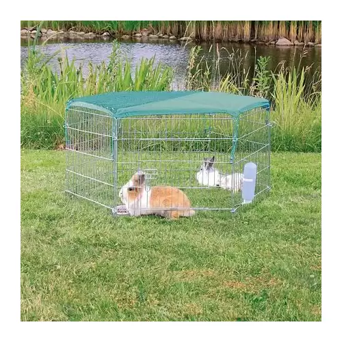 Síť se sluneční ochranou na pozinkovanou ohrádku 6250/6253 pro králíčka