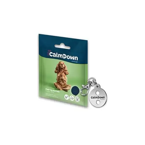 CalmDown Dog Tag Kit kovový přívěsek+1knoflík KRUUSE
