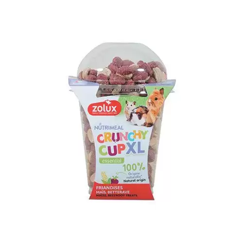 Pochoutka CRUNCHYCUP XL hlodavec č.řepa/kuk.220g Zolux
