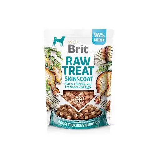 Brit Raw Treat Dog Skin&Coat, Fish&Chicken 40g