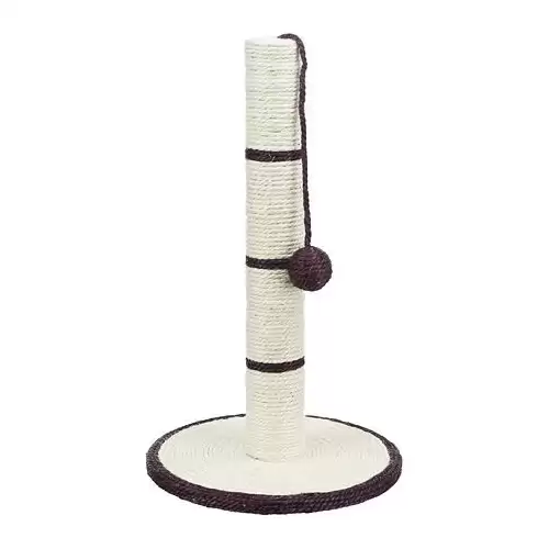 Sisalové škrabadlo s míčem základna: ø 31 cm, sloupek: ø 7 cm, výška: 50 cm