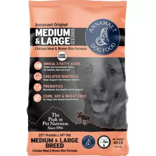  Annamaet Medium&Large Breed 18,14 kg (40lb) - velké granule