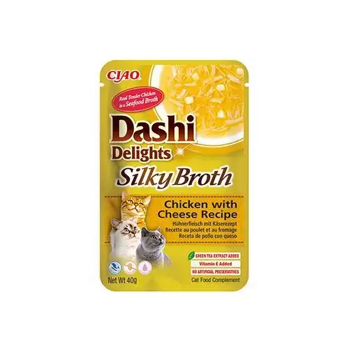 Churu Cat Dashi Delights Silky Broth Chick&Cheese 40g