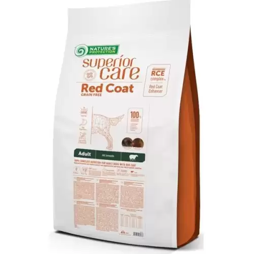  Nature's Protection Superior Care Dog Dry Red Coat Adult GF Lamb 10 kg