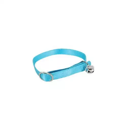 Obojek kočka nylon 10mm/30cm modrý Zolux