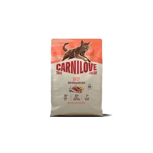 Carnilove Cat True Fresh Dry Beef Steril. Adult AB 2kg
