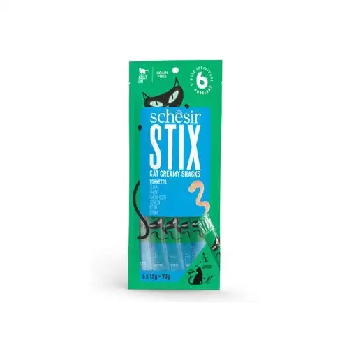 Schesir Cat pochoutka Stix Liquid Snack tuňák 6x15g