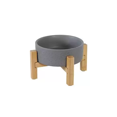 Miska keramická KERAMO SOLO 300ml šedá Zolux