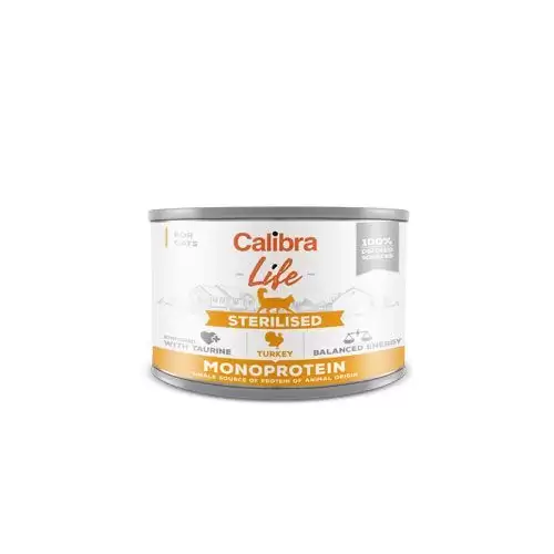 Calibra Cat Life  konz.Sterilised Turkey 200g