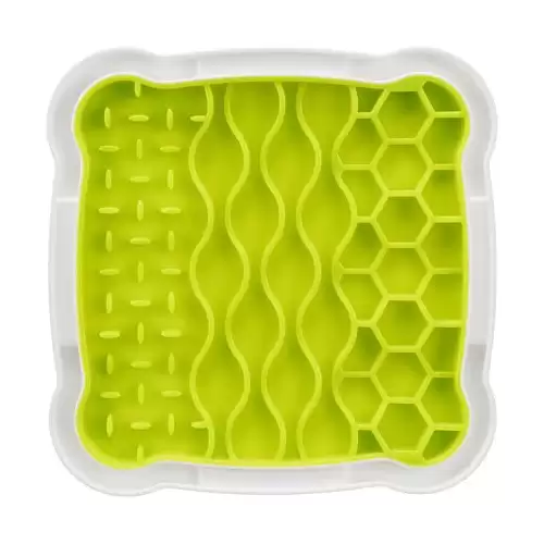 Lick´n´Snack-podložka k pomalému krmení 20 x 20 cm , TPR/PP