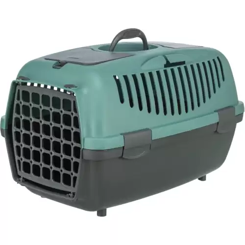 Transportní box CAPRI II, XS-S: 37x34x55cm (max. 8kg), tmavě šedá/petrolejová
