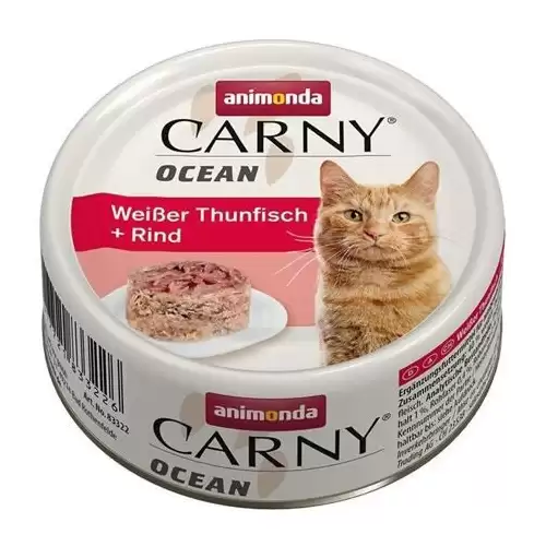 ANIMONDA konzerva CARNY OCEAN - tuňák + hovězí 80 g