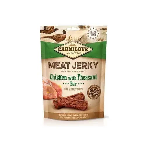 Carnilove Dog Jerky Chicken with Pheasant Bar 100g