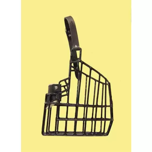  Náhubek kovový Doga, Vlkodav - pes, gumoplast 130 x 185 x 140 mm