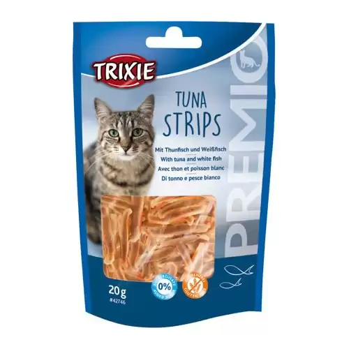PREMIO Tuna Strips - pásky s tuňákem, 20g