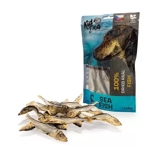 KIDDOG SUPER PREMIUM rybičky - mořské šproty 100 g