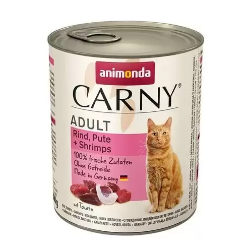 ANIMONDA konzerva CARNY Adult - hovězí, krůta, ráčci 800g