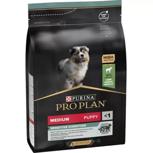  Pro Plan Puppy Medium Sensitive Digestion jehně 3 kg