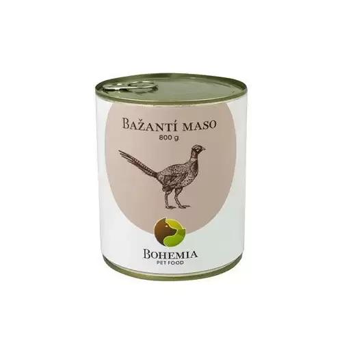 BOHEMIA MASO Bažantí ve vlastní šťávě 800g