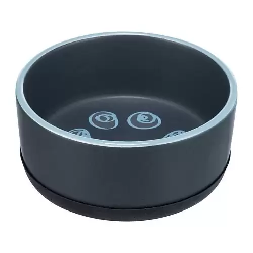 Keramická miska s packou a gumovou základnou 0,75 l/ ø 16 cm