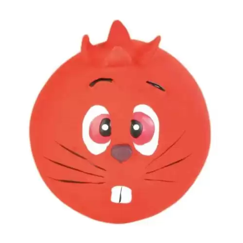 Míček s obličejem, latex 6 cm