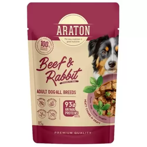  Araton Dog kaps. Adult Beef/Rabbit 85 g