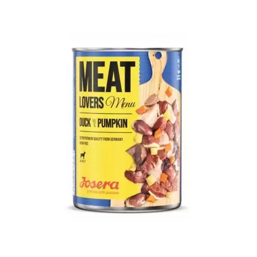 Josera Dog konz.Meat Lovers Menu Duck with Pumpk.400g