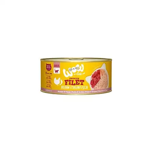 WOW Cat konz. Adult Filet kuřecí s tuňákem 70g