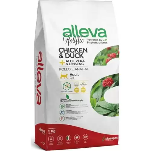  ALLEVA HOLISTIC Cat Dry Adult Chicken&Duck 5kg