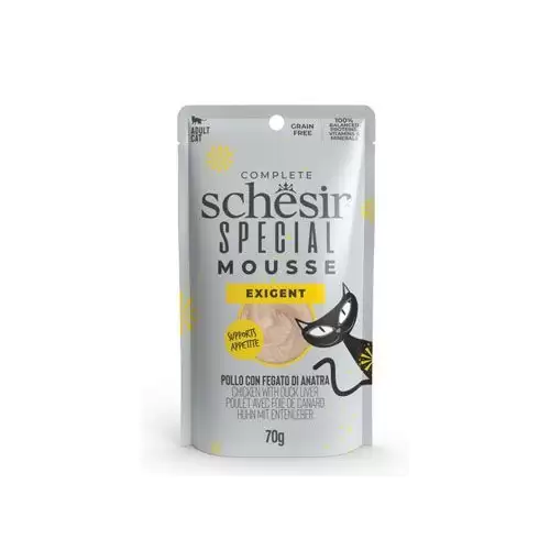Schesir Cat kapsa Special Mousse Exigent kuře/játra70g