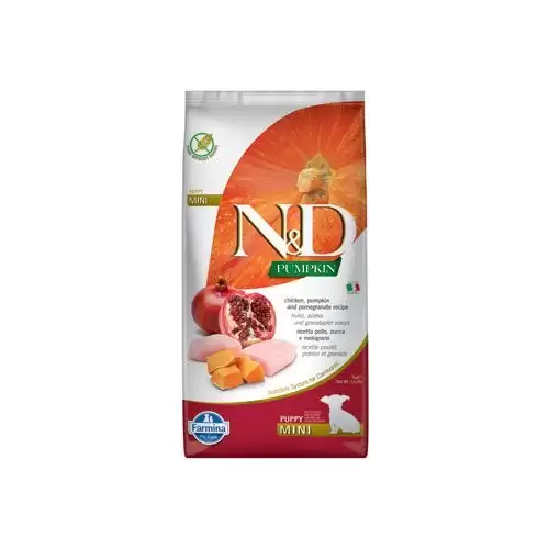N&D Pumpkin DOG Puppy Mini Chicken & Pomegranate 7kg