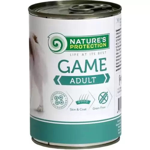  Nature's Protection Dog konz. Adult zvěřina 400 g