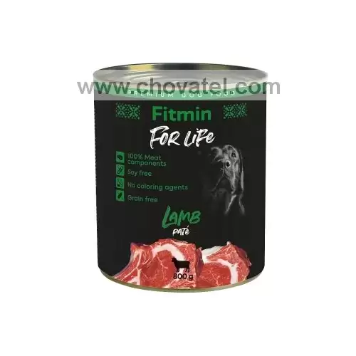 Fitmin For Life Dog tin Lamb 800g