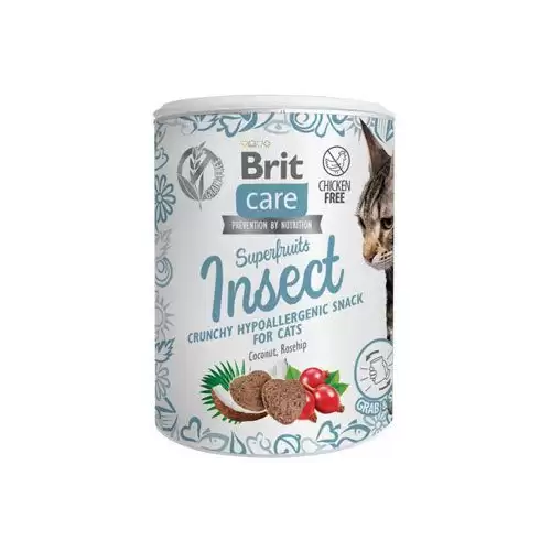 Brit Care Cat Snack Superfruits Insect 100g