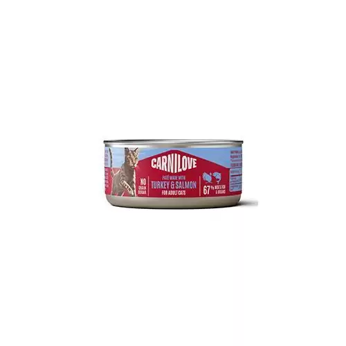 Carnilove Cat Can Paté Turkey & Salmon 100g