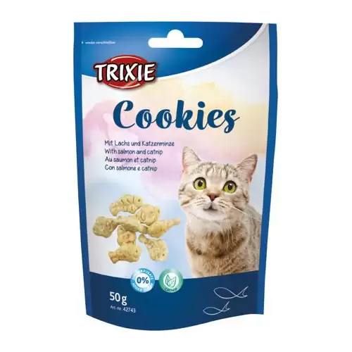 COOKIES s lososem a catnipem 50 g
