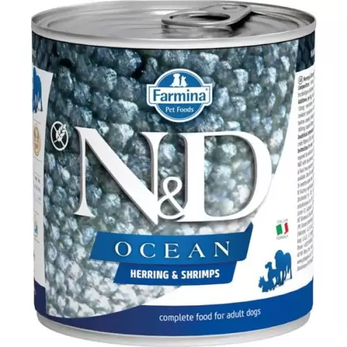  N&D OCEAN Dog konz. Herring & Shrimp 285 g