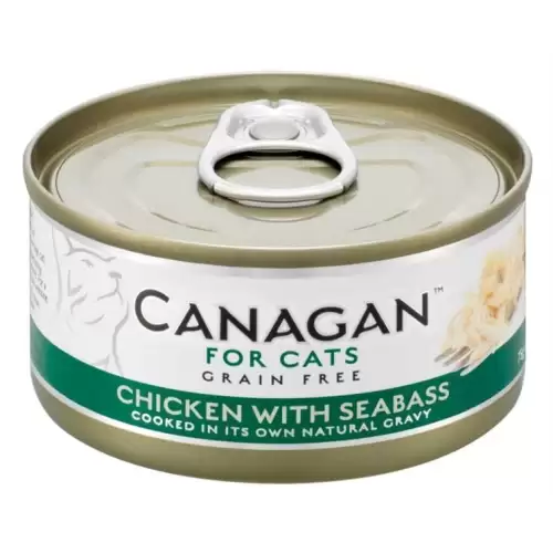  Canagan Cat konz. - Kuře a mořský vlk 75 g