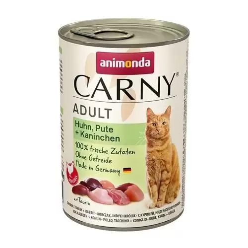 ANIMONDA konzerva CARNY Adult - kuře, krůta+králík 400g