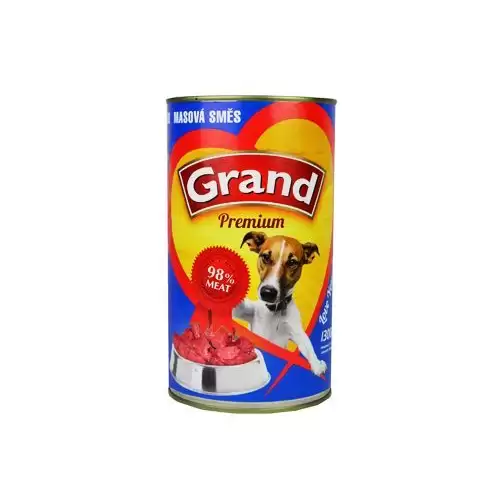 GRAND Dog konz. Premium masová směs 1300g