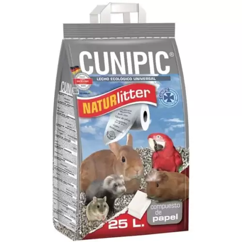  Podestýlka pro hlodavce Naturlitter paper Cunipic 25l / 7 kg