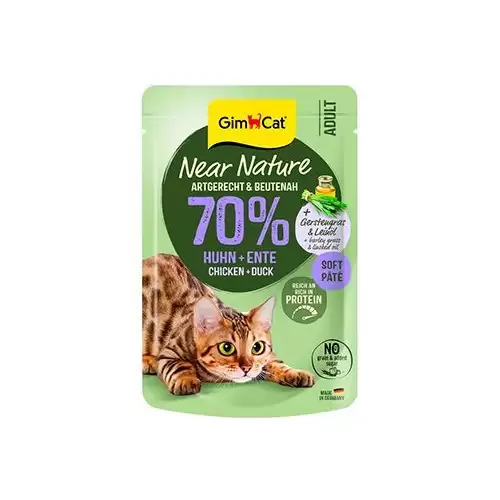 GimCat Near Nature kapsa kuře&kachna 85g