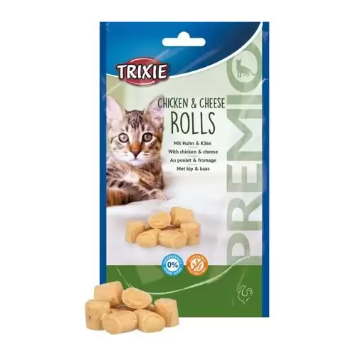 PREMIO Chicken & Cheese Rolls - válečky s kuřetem a sýrem,  50 g