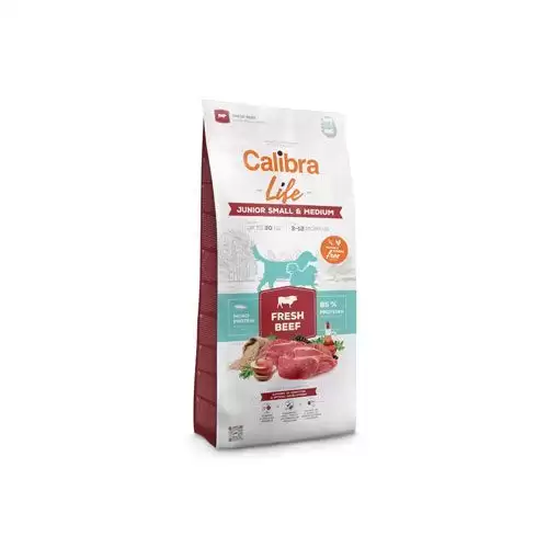 Calibra Dog Life Junior Small&Medium Fresh Beef 12kg