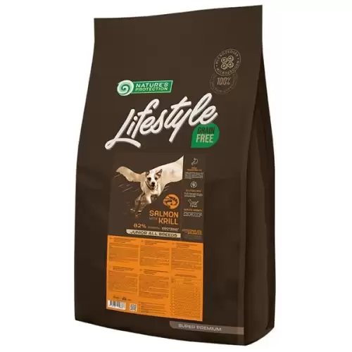  Nature's Protection Dog Dry LifeStyle GF Junior Salmon 10 kg
