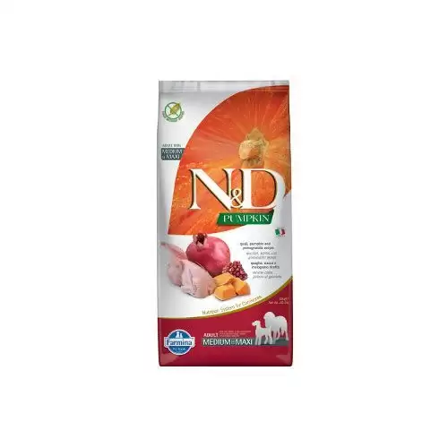 N&D Pumpkin DOG Adult M/L Quail & Pomegranate 12kg